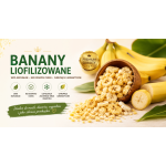 Banany liofilizowane Banany liofilizowane