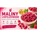 Maliny liofilizowane Maliny liofilizowane