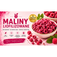Maliny liofilizowane
