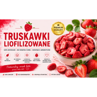 Truskawki liofilizowane Truskawki liofilizowane