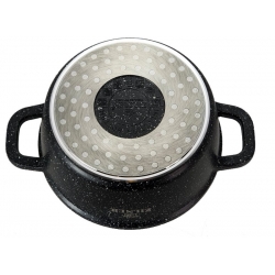 GARNEK MARMURKOWY Z POKRYWKĄ 4,5L 24cm