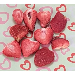 TRUSKAWKI LIOFILIZOWANE W PLASTRACH 500g