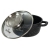 GARNEK MARMURKOWY Z POKRYWKĄ 4,5L 24cm