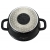 GARNEK MARMURKOWY Z POKRYWKĄ 4,5L 24cm